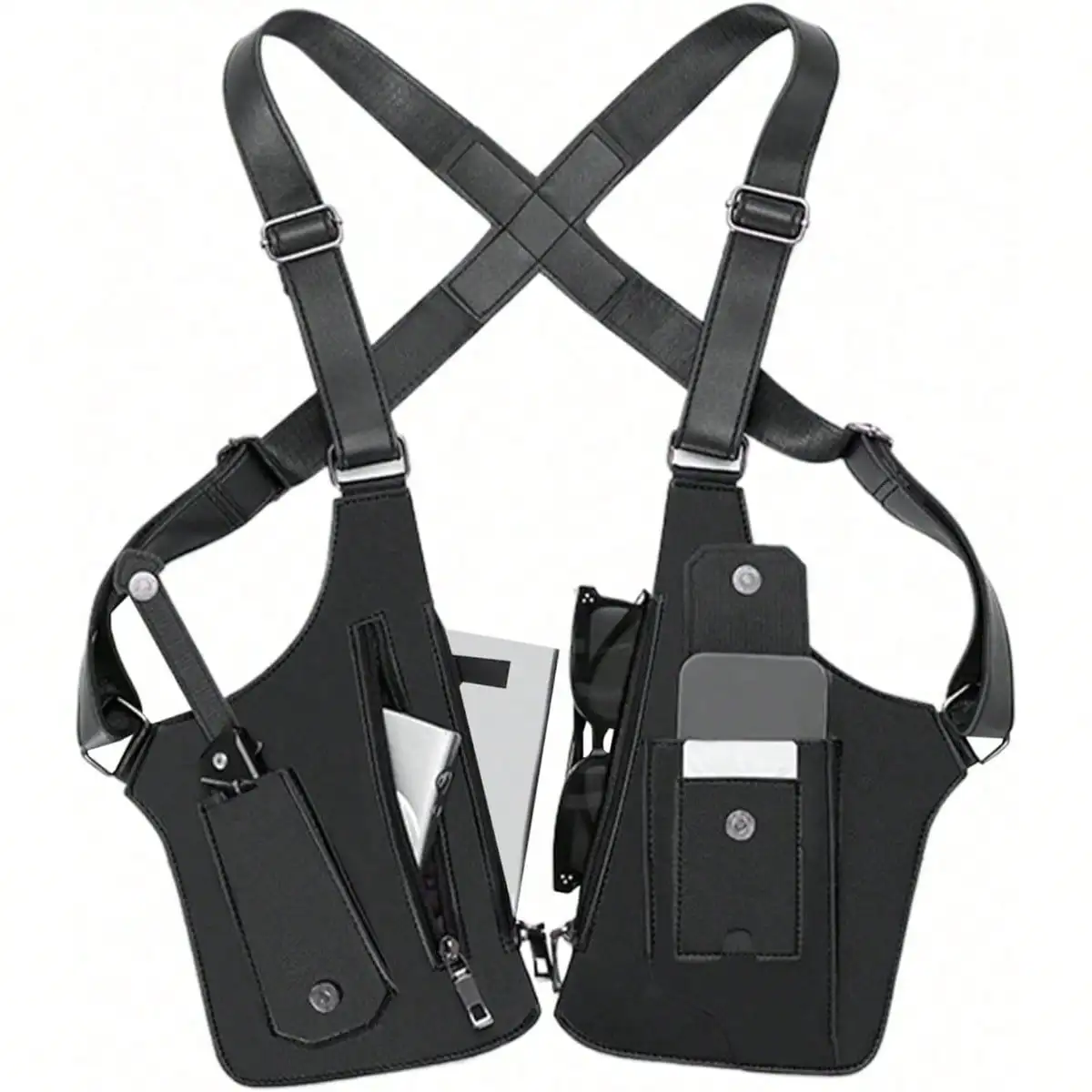 Leather Shoulder Armor Hidden Underarm Strap Wallet Adjustable Anti Pickpocket Accessories With Double Bag For Leather Armor
Leather Shoulder Armor Hidden Underarm Strap Wallet Adjustable Anti Pickpocket Accessories With Double Bag For Leather Armor