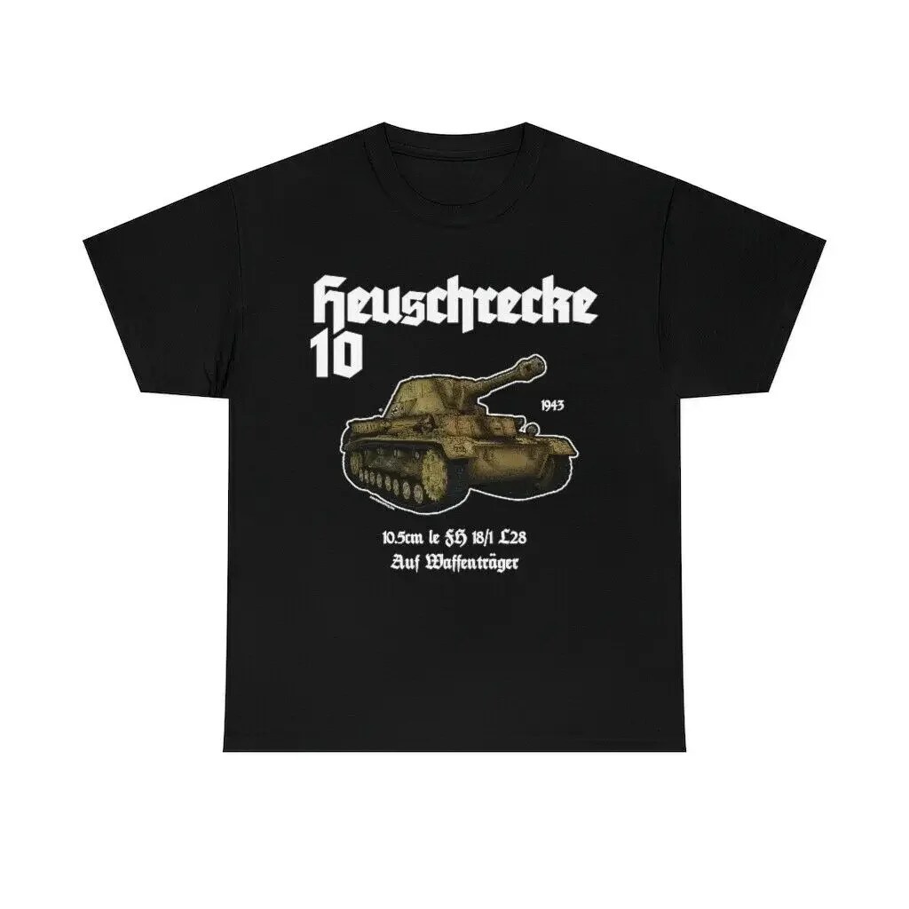 WW2 German Army Panzer Heuschrecke 10 Self-Propelled Howitzer T-Shirt 100% Cotton O-Neck Short Sleeve Summer Casual Mens T-shirt
WW2 German Army Panzer Heuschrecke 10 Self-Propelled Howitzer T-Shirt 100% Cotton O-Neck Short Sleeve Summer Casual Mens T-shirt