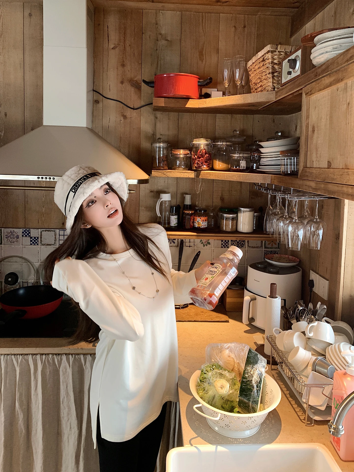 Warm Fce Casual Tee Soft Cozy Modal Lyocell Skin-friendly Thermal T-irt Ladies' Stand Fit Long Sve round Ne Top
Warm Fce Casual Tee Soft Cozy Modal Lyocell Skin-friendly Thermal T-irt Ladies' Stand Fit Long Sve round Ne Top