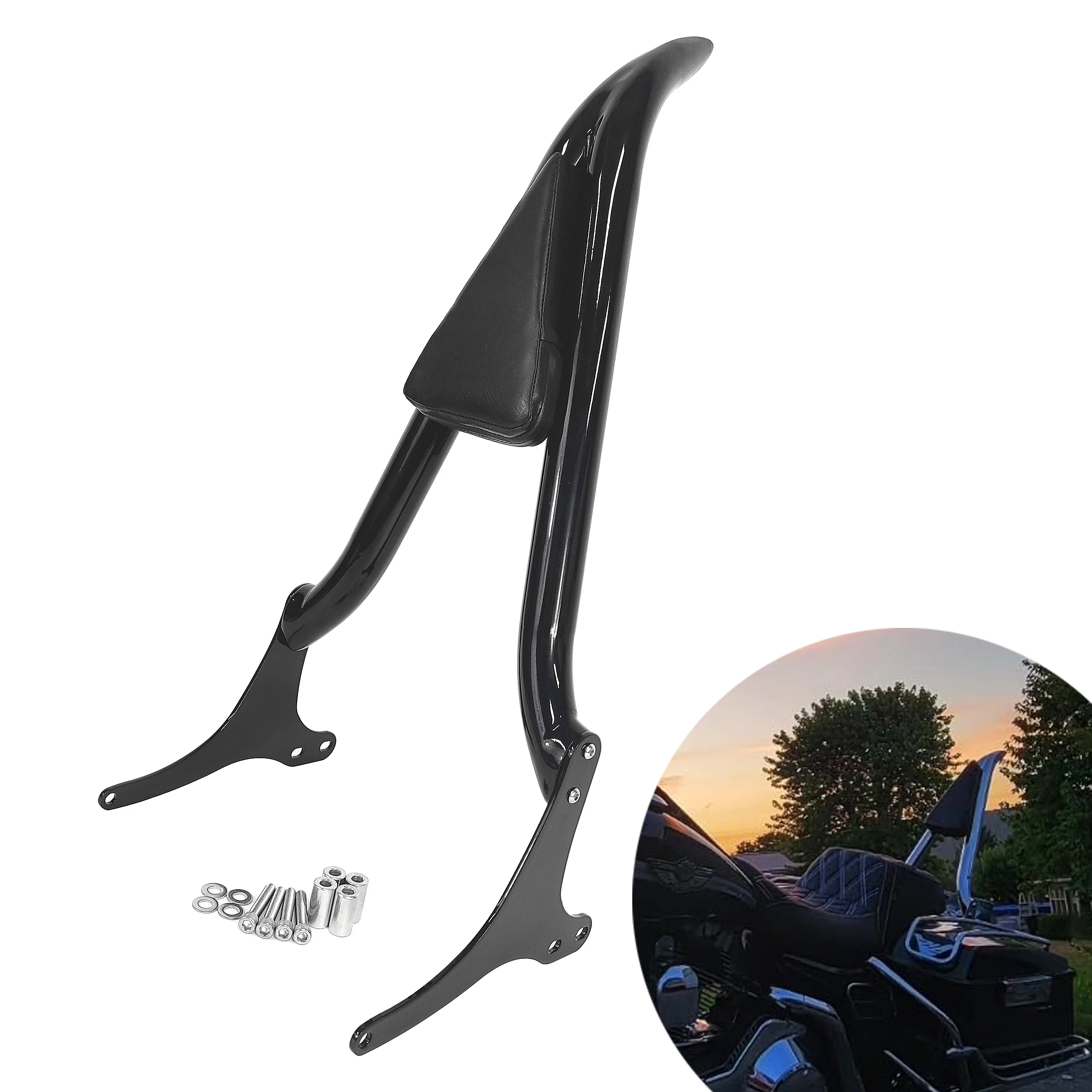 For Harley Touring Road King Electra Street Glide CVO 1997-2008 Motorcycle Accessories Passenger Rear Backrest Sissy Bar
For Harley Touring Road King Electra Street Glide CVO 1997-2008 Motorcycle Accessories Passenger Rear Backrest Sissy Bar