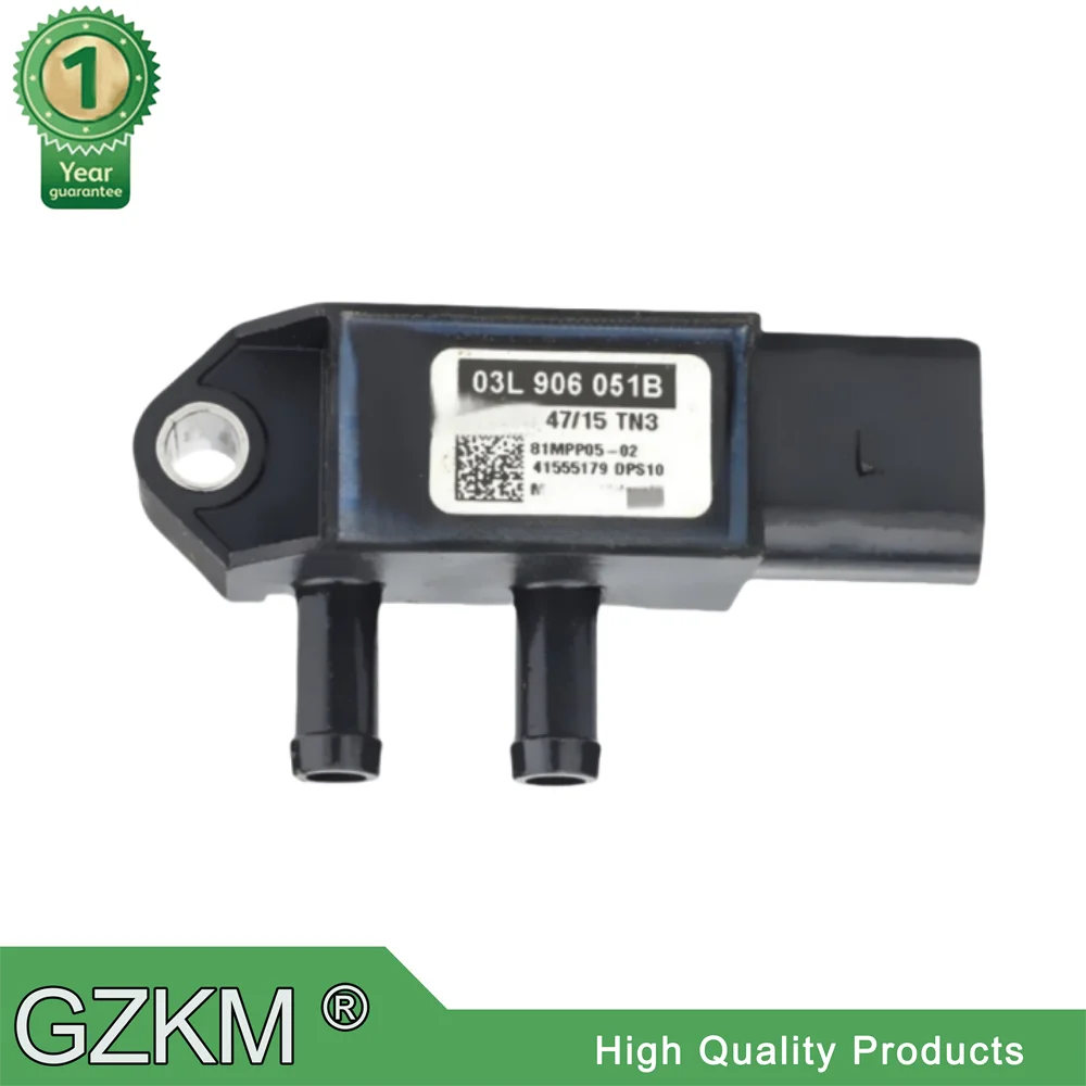DPF Differential Presure Sensor 03L906051B For Audi A3 A4 A5 A6 Q3 Q5 Volkswagen Golf
DPF Differential Presure Sensor 03L906051B For Audi A3 A4 A5 A6 Q3 Q5 Volkswagen Golf