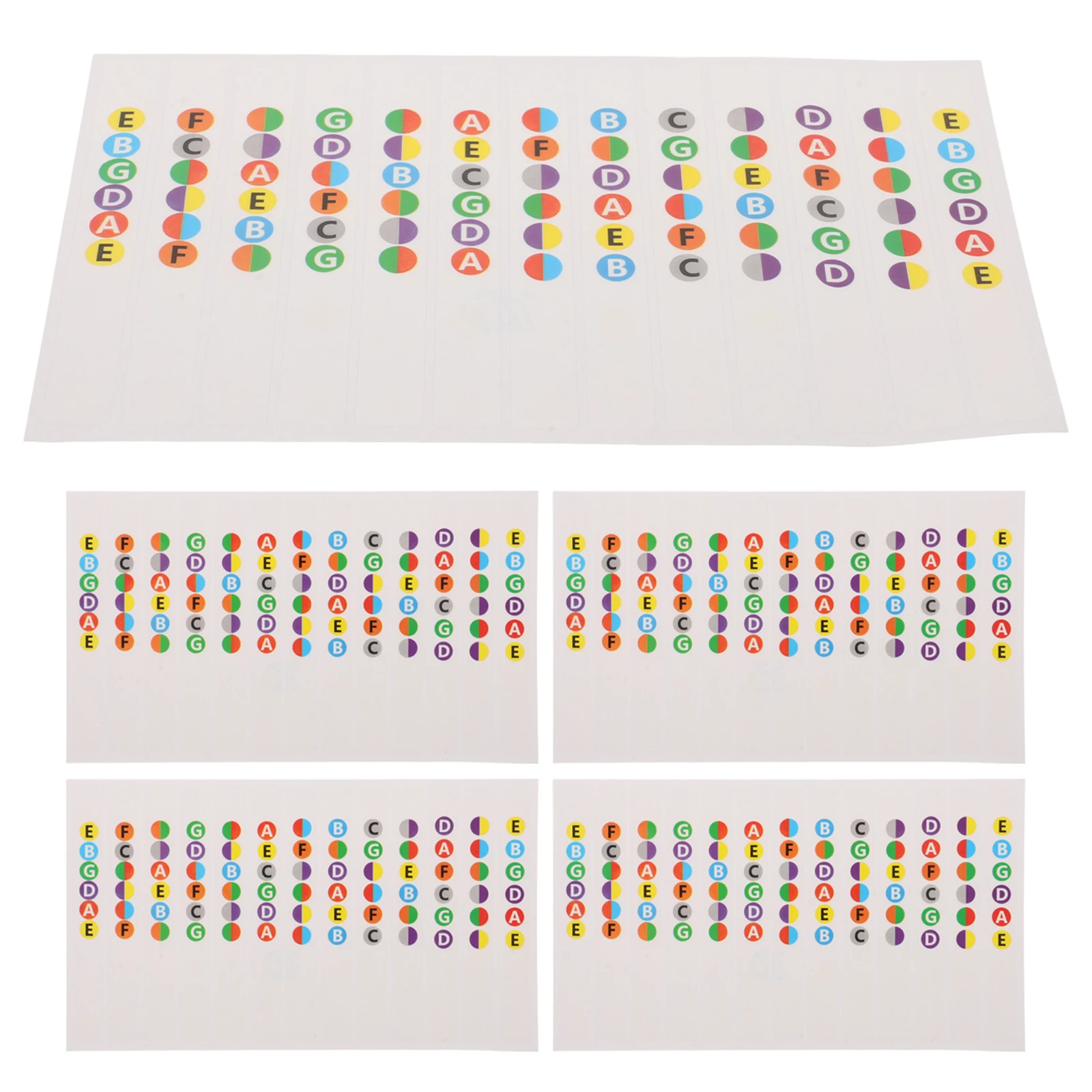 5pcs Guitar Fretboard Stickers Fingerboard Note Decals Beginner Chords Tool Practice Aid Electric Acoustic Bass Ukulele Violin
5pcs Guitar Fretboard Stickers Fingerboard Note Decals Beginner Chords Tool Practice Aid Electric Acoustic Bass Ukulele Violin