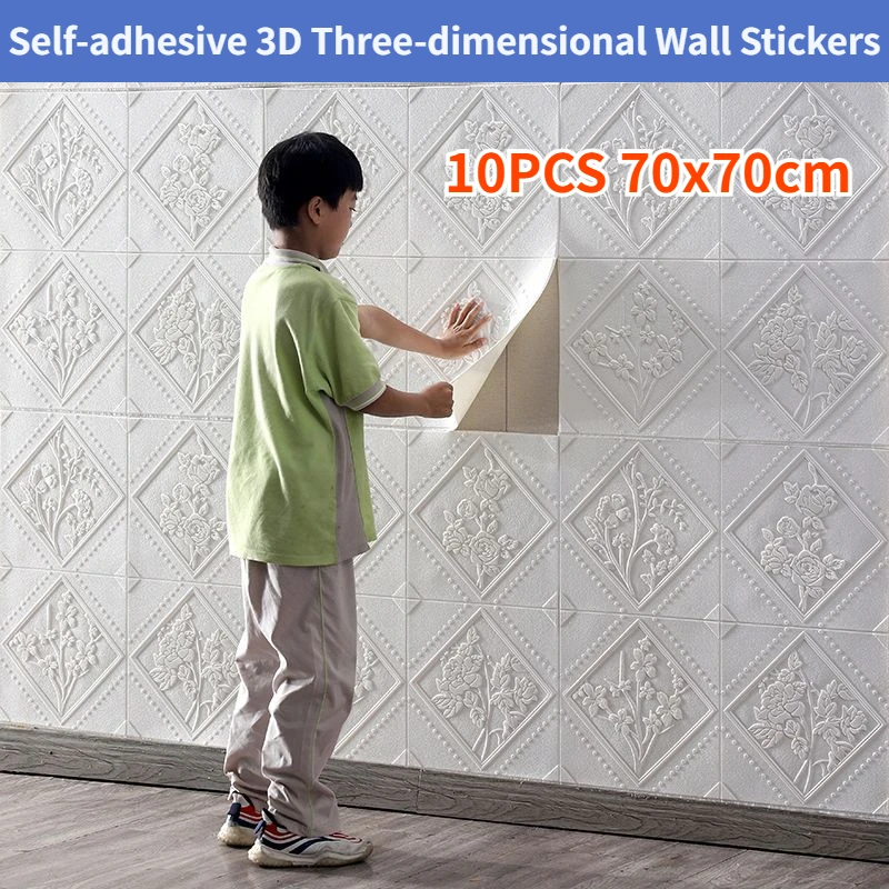 Seamless Wallpaper Self-adhesive 3D Three-dimensional Wall Stickers Bedroom Warm Background Wall Decorative Wallpaper Waterproof
Seamless Wallpaper Self-adhesive 3D Three-dimensional Wall Stickers Bedroom Warm Background Wall Decorative Wallpaper Waterproof
