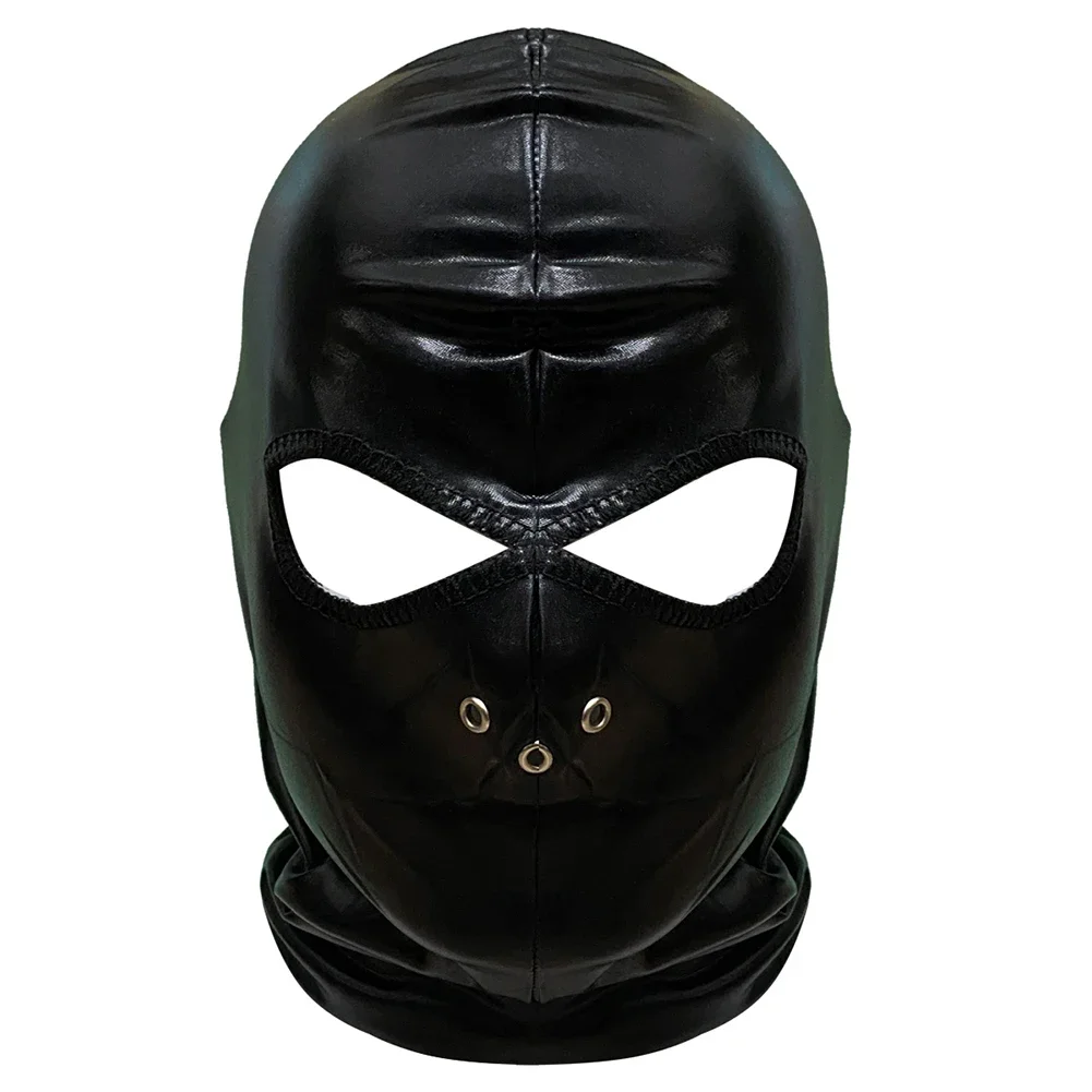 Black Leather Hood Mask Spandex Breathable Mens Latex Headpiece Coplay Mask For Costume Party Role Play Headgear
Black Leather Hood Mask Spandex Breathable Mens Latex Headpiece Coplay Mask For Costume Party Role Play Headgear