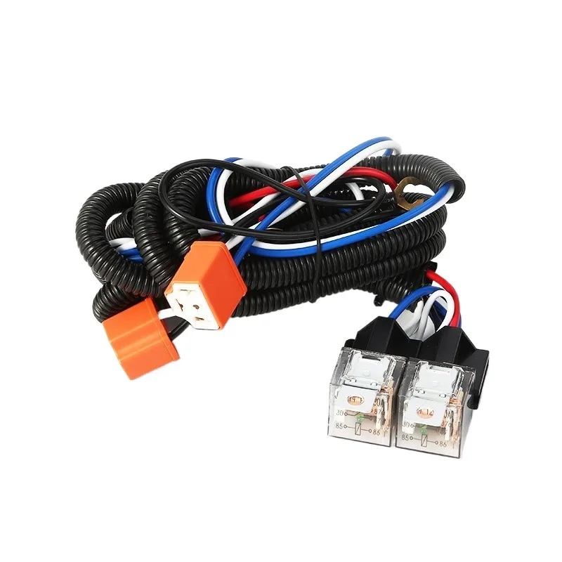 H4 Car Headlight Relay Harness 12V 24V Heavy Duty Headlight Booster Wire Kit for High Power LED/Halogen
H4 Car Headlight Relay Harness 12V 24V Heavy Duty Headlight Booster Wire Kit for High Power LED/Halogen
