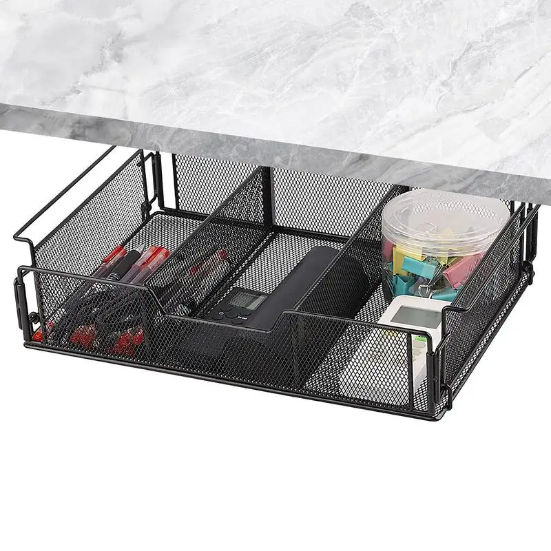Under Desk Drawer Under Table Tray Basket Metal Divided Tray Basket For Pens Supplies Cabinet Organization Adults Kids
Under Desk Drawer Under Table Tray Basket Metal Divided Tray Basket For Pens Supplies Cabinet Organization Adults Kids