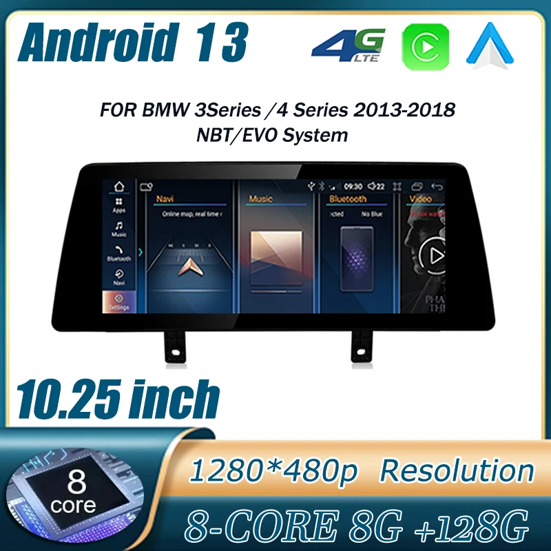 Для BMW 3 серии/4 серии 2013-2018 EVO система 10,25 дюймов Android 13 Автомобильный GPS-навигатор мультимедийный видеоплеер Carplay 4G
Для BMW 3 серии/4 серии 2013-2018 EVO система 10,25 дюймов Android 13 Автомобильный GPS-навигатор мультимедийный видеоплеер Carplay 4G