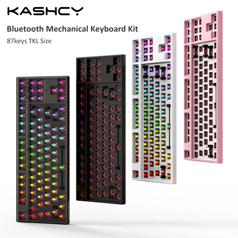 KASHCY TKL Mechanical Keyboard Kit Bluetooth-compatible 87keys Noise Reduction Form Hot Swap Switch RGB With 3 5 Pins
KASHCY TKL Mechanical Keyboard Kit Bluetooth-compatible 87keys Noise Reduction Form Hot Swap Switch RGB With 3 5 Pins