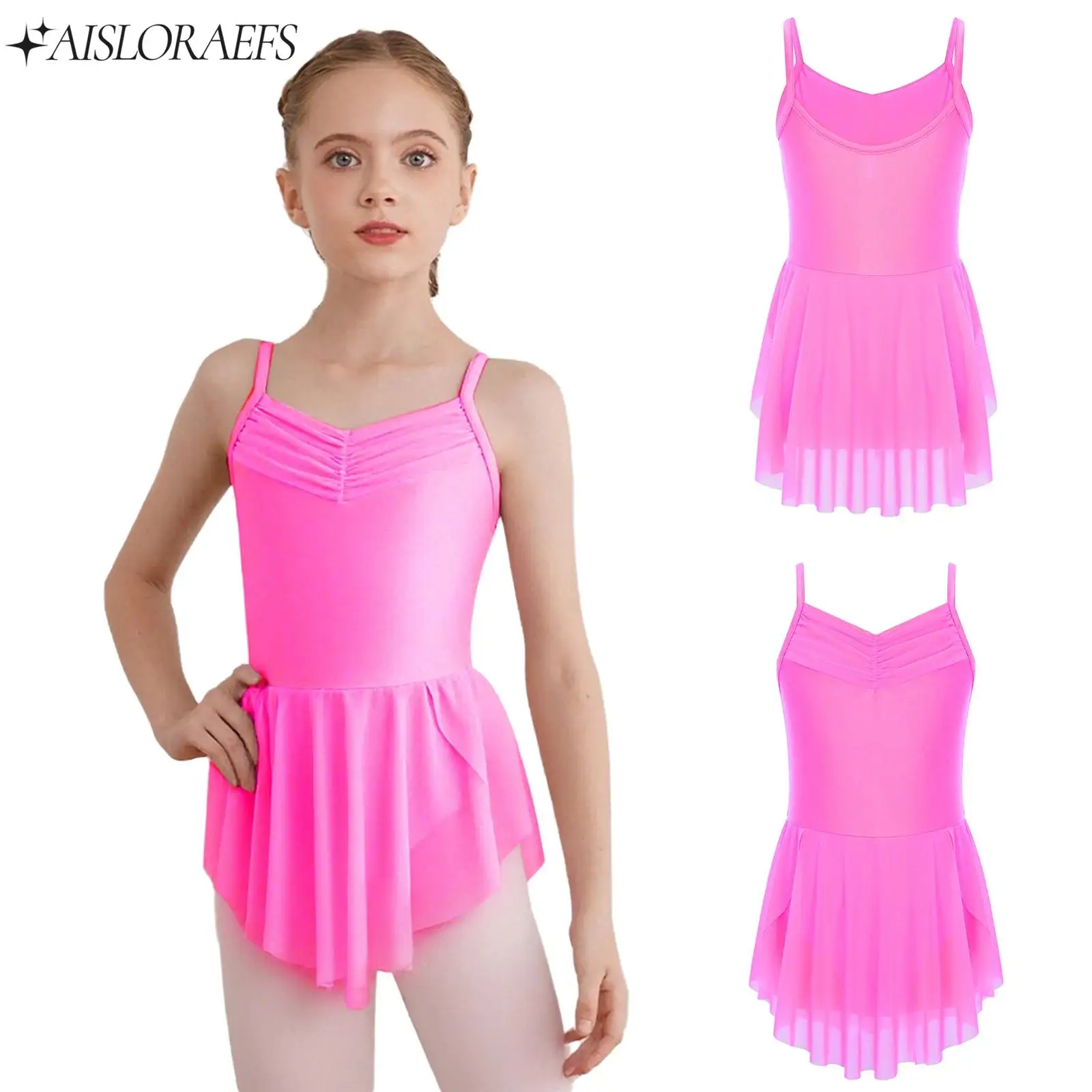Teen Girls Ballet Dance Dress Child Gymnastics Built-in Briefs Leotard Dress Figure Skating Dance Practice Performance Clothes
Teen Girls Ballet Dance Dress Child Gymnastics Built-in Briefs Leotard Dress Figure Skating Dance Practice Performance Clothes