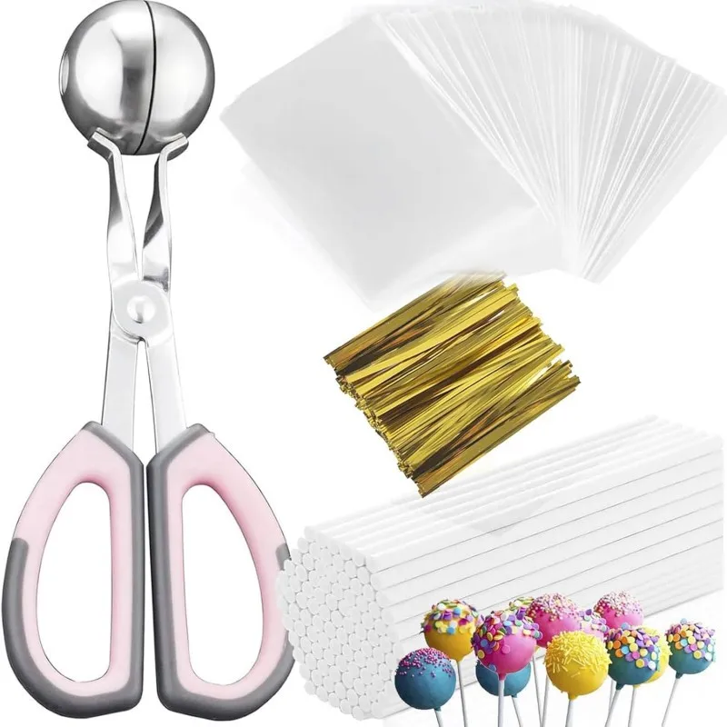 Cake Pop Kit,100 6 inch Cake Pop Sticks,100 Cake Pop Bags, 100 Twist Ties, 1 Cake Pop Mold Roller, Cake Pop Maker for Cake pops
Cake Pop Kit,100 6 inch Cake Pop Sticks,100 Cake Pop Bags, 100 Twist Ties, 1 Cake Pop Mold Roller, Cake Pop Maker for Cake pops