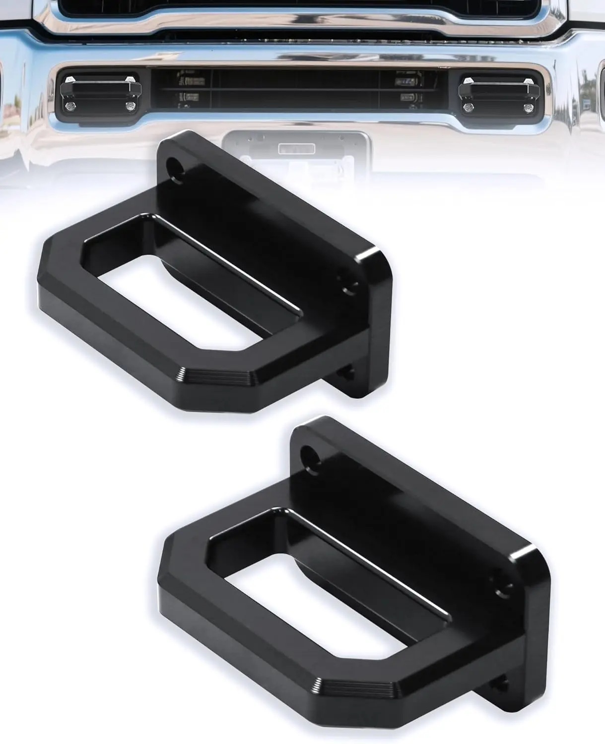 Front Tow Hooks, D-Ring Shackle Compatible with 2003-2018 Ram 2500 3500 2WD & 4WD - Replace OEM 68171791AA, 52020587AB
Front Tow Hooks, D-Ring Shackle Compatible with 2003-2018 Ram 2500 3500 2WD & 4WD - Replace OEM 68171791AA, 52020587AB
