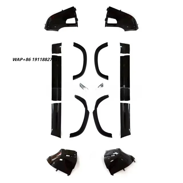 New Trends Black Bodykit Wrap Angle Side Skirts Door Trim Panel Wheel Arch for Defender 110
New Trends Black Bodykit Wrap Angle Side Skirts Door Trim Panel Wheel Arch for Defender 110