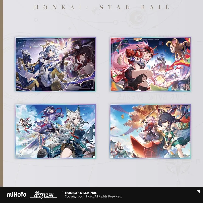 Официальная серия miHoYo Honkai:StarRail Star Trek, акриловая цветная бумага, аксессуары для аниме-игр
Официальная серия miHoYo Honkai:StarRail Star Trek, акриловая цветная бумага, аксессуары для аниме-игр