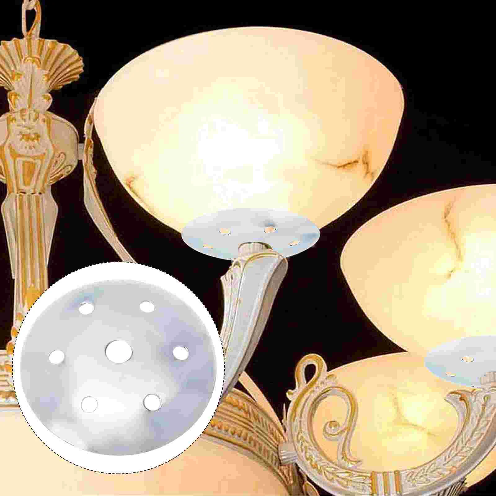 4 Pcs Round Iron Chandelier Lampshades Simple Compact Size Smooth Easy Install Table Light Base Ceiling Cover Plate Desk
4 Pcs Round Iron Chandelier Lampshades Simple Compact Size Smooth Easy Install Table Light Base Ceiling Cover Plate Desk