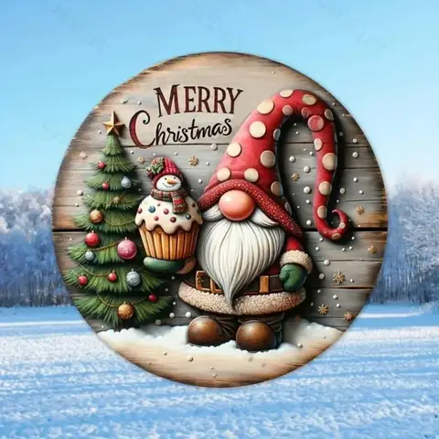 "Merry Christmas" Metal Sign – Laser-Cut Holiday Art with Festive Glow for Fireplace Mantels, Entryways & Winter Wonderlands