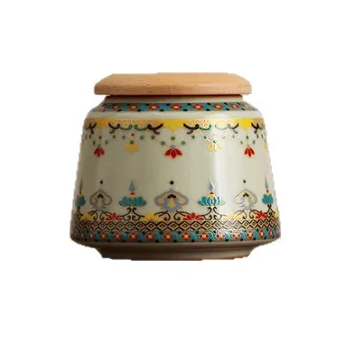 CX Ru Kiln Tea Can Small Ceramic Sealed Can Household Tea Storage Tank
CX Ru Kiln Tea Can Small Ceramic Sealed Can Household Tea Storage Tank