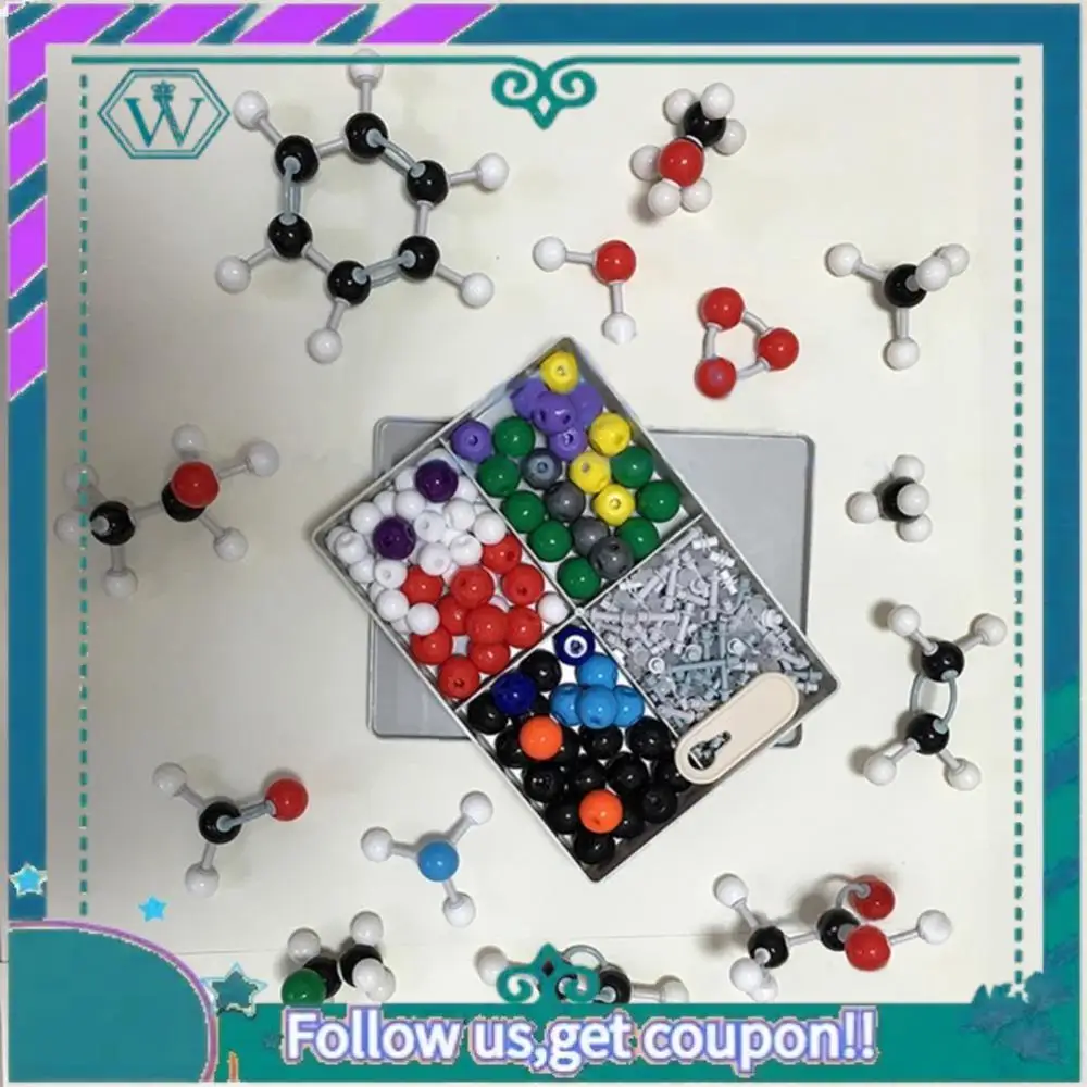 A75Q-240 шт. комплект молекулярной модели органическая химия молекулярная электрон орбитальная модель химический вспомогательный инструмент для урока химии
A75Q-240 шт. комплект молекулярной модели органическая химия молекулярная электрон орбитальная модель химический вспомогательный инструмент для урока химии
