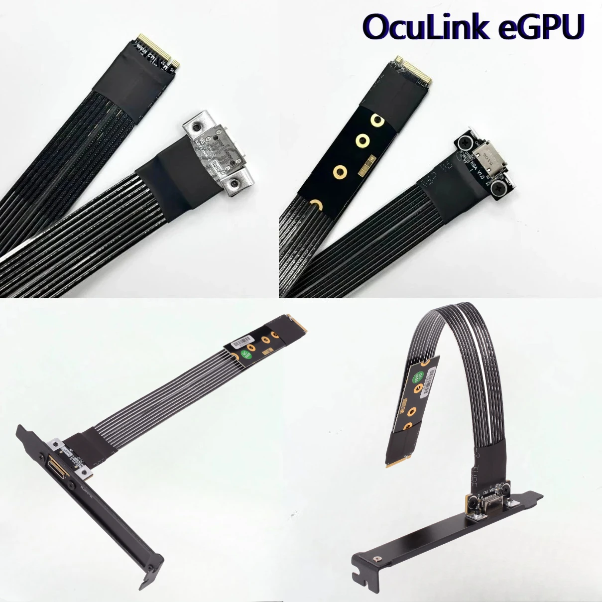 Удлинительный кабель M.2 — Oculink, 64 Гбит/с, настольный ПК для M.2 M-key NVME — SFF-8611/8612, шнур-переходник PCI-E 4,0 X4 Gen4, внешний графический процессор
Удлинительный кабель M.2 — Oculink, 64 Гбит/с, настольный ПК для M.2 M-key NVME — SFF-8611/8612, шнур-переходник PCI-E 4,0 X4 Gen4, внешний графический процессор