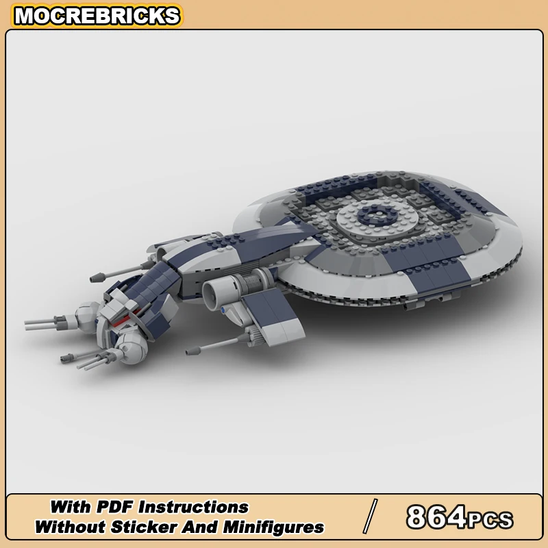 Sci-Fi Movie Space Transport Series MOC-198008 HTP Mechanized Assault Flyer Model Building Blocks Assembled Kids Toys Bricks
Sci-Fi Movie Space Transport Series MOC-198008 HTP Mechanized Assault Flyer Model Building Blocks Assembled Kids Toys Bricks