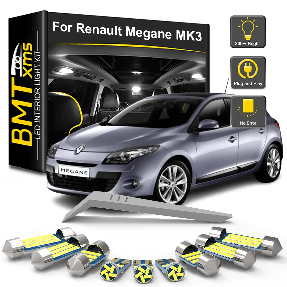 BMTxms For Renault Megane 3 III MK3 Hatchback Estate Coupe 2009-2010 2011 2012 2013 2014 2015 Car LED Interior Light Accessories
BMTxms For Renault Megane 3 III MK3 Hatchback Estate Coupe 2009-2010 2011 2012 2013 2014 2015 Car LED Interior Light Accessories