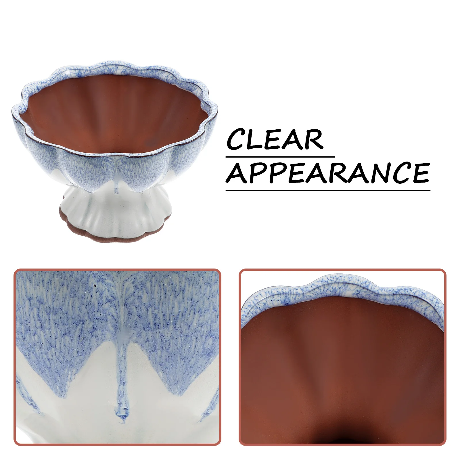 Small Purple Sand Retro Lotus Mouth Planter Pot Desktop Flower Pot for Office Hotel Garden Bonsai Decoration Succulent Planter
Small Purple Sand Retro Lotus Mouth Planter Pot Desktop Flower Pot for Office Hotel Garden Bonsai Decoration Succulent Planter