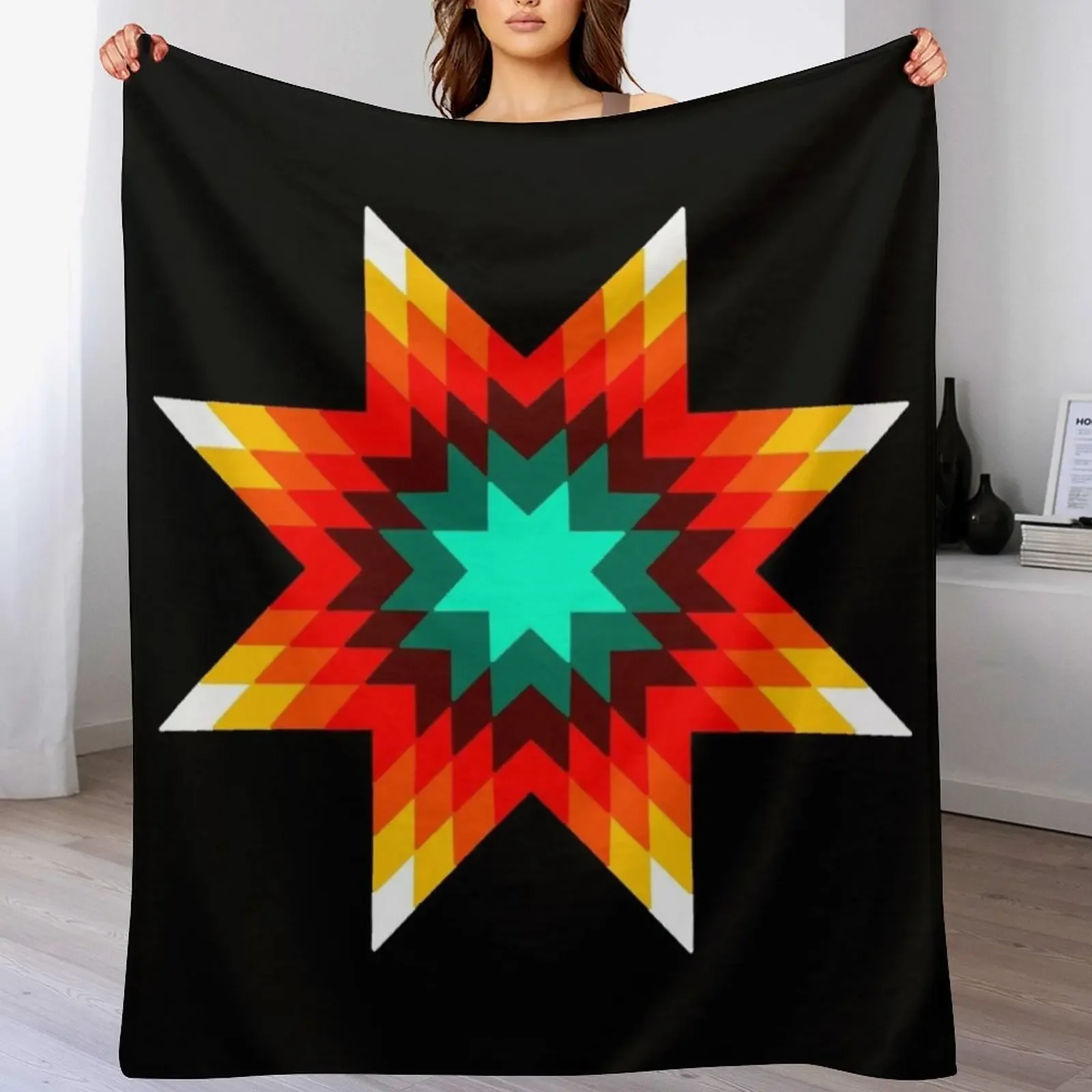 Star Quilt Pattern - Fire Colors Throw Blanket Giant Sofa wednesday Plush Blankets
Star Quilt Pattern - Fire Colors Throw Blanket Giant Sofa wednesday Plush Blankets