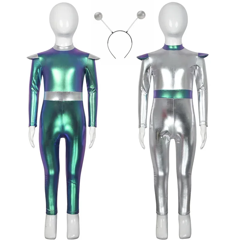 AI Artificial Intelligence Alien Cosplay Costume Halloween Astronaut Adult Robot Role-Playing Party One-piece Headwear Suit
AI Artificial Intelligence Alien Cosplay Costume Halloween Astronaut Adult Robot Role-Playing Party One-piece Headwear Suit