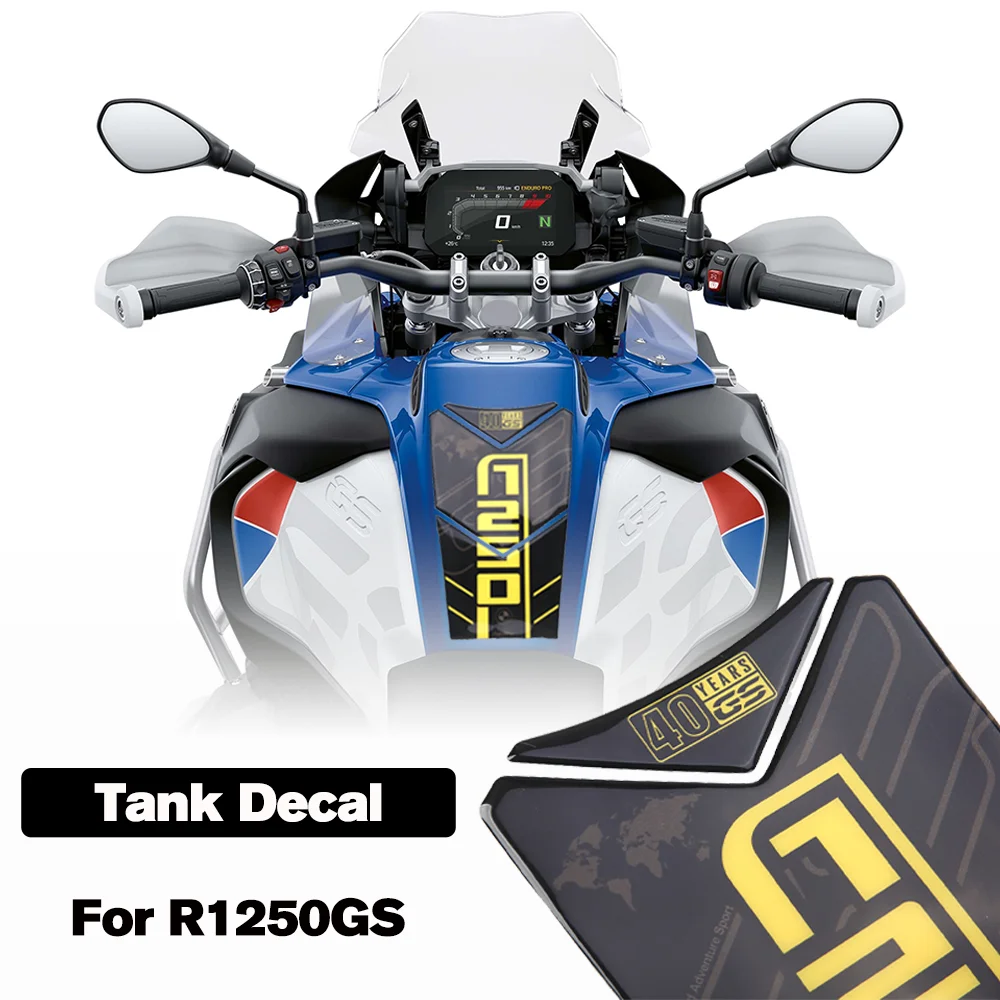 Fuel Tank Stickers For BMW R1250GS ADV Motorcycle Tank Decal R 1250 GS Adventure 40th Years Protector Pad R1250 Motorcycle Parts
Fuel Tank Stickers For BMW R1250GS ADV Motorcycle Tank Decal R 1250 GS Adventure 40th Years Protector Pad R1250 Motorcycle Parts