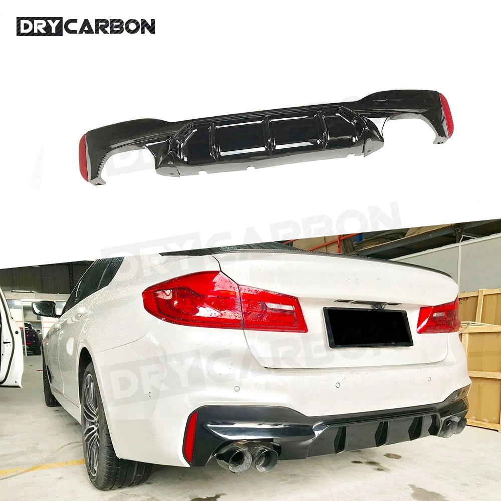 For 5 Series Carbon Fiber & ABS Rear Bumper Lip Diffuser for BMW G30 G38 M TECH M Sport 2017-2023 Back Skid Plate Car Styling
For 5 Series Carbon Fiber & ABS Rear Bumper Lip Diffuser for BMW G30 G38 M TECH M Sport 2017-2023 Back Skid Plate Car Styling
