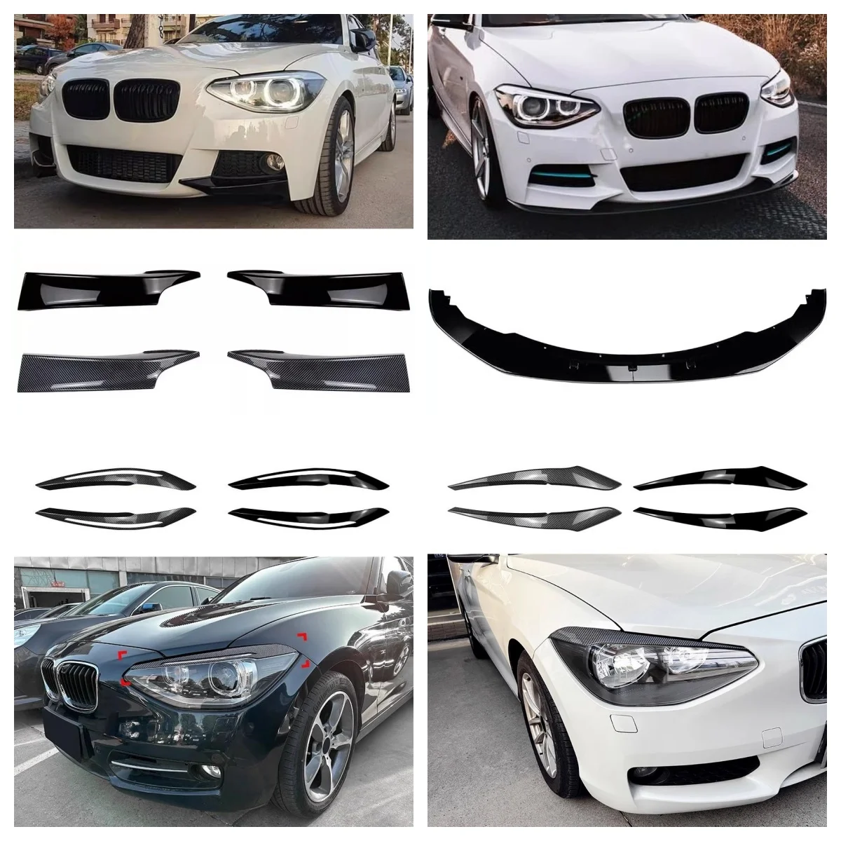 Front lip for BMW 1 Series F20 F21 2012-2014 modified front wrap angle Lamp Eyebrow Auto Accessories
Front lip for BMW 1 Series F20 F21 2012-2014 modified front wrap angle Lamp Eyebrow Auto Accessories