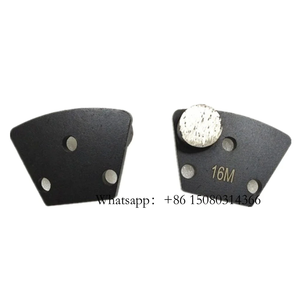 Trapezoid Concrete Abrasive Metal Wing Round Segment Blastrac Diamond Grinding Shoes For Cement Floor Polishing 12PCS
Trapezoid Concrete Abrasive Metal Wing Round Segment Blastrac Diamond Grinding Shoes For Cement Floor Polishing 12PCS