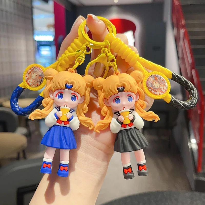 Sailor Moon Cartoon Girl Keychain Doll Pendant Exquisite Pendant Keychain Creative Accessories Birthday Gifts for Boys and Girls
Sailor Moon Cartoon Girl Keychain Doll Pendant Exquisite Pendant Keychain Creative Accessories Birthday Gifts for Boys and Girls
