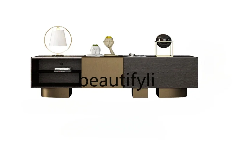 G Italian light luxury rock panel TV cabinet high-end sense large apartment villa living room home designer high-end floor cabin
G Italian light luxury rock panel TV cabinet high-end sense large apartment villa living room home designer high-end floor cabin