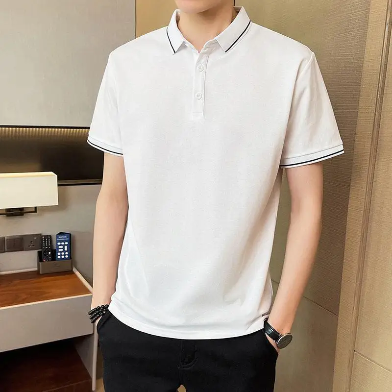 Summer Short Sleeve Shirt Casual Pure Color Stand Collar Commuting Advertising Business Top for Men Fashion Urban Style
Summer Short Sleeve Shirt Casual Pure Color Stand Collar Commuting Advertising Business Top for Men Fashion Urban Style