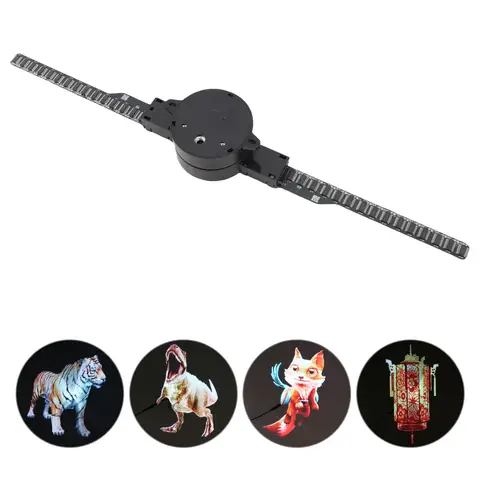 Ue/eua wifi 3d holograma ventilador 3d holograma projetor 176 graus ângulo visível 100-240v 2000x224 edição personalizada estável para negócios