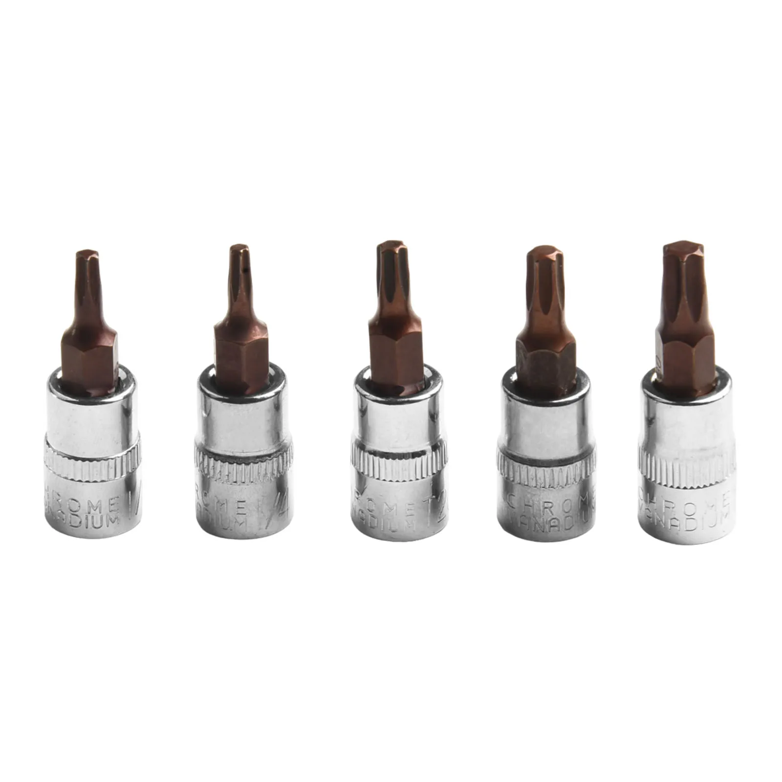 5pcs Screwdriver Bit 1/4Inch Drive Socket Advanced Alloy Steel Mechanic And Repair Work Operate Electronic Device
5pcs Screwdriver Bit 1/4Inch Drive Socket Advanced Alloy Steel Mechanic And Repair Work Operate Electronic Device