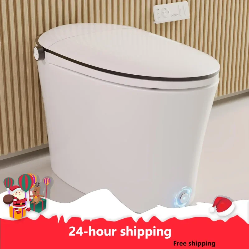 Smart Toilet, One Piece Bidet Toilet For Bathrooms, Toilet With 1.28GPF Auto Flush, Foot Sensor Operation, Blackout Flush
Smart Toilet, One Piece Bidet Toilet For Bathrooms, Toilet With 1.28GPF Auto Flush, Foot Sensor Operation, Blackout Flush