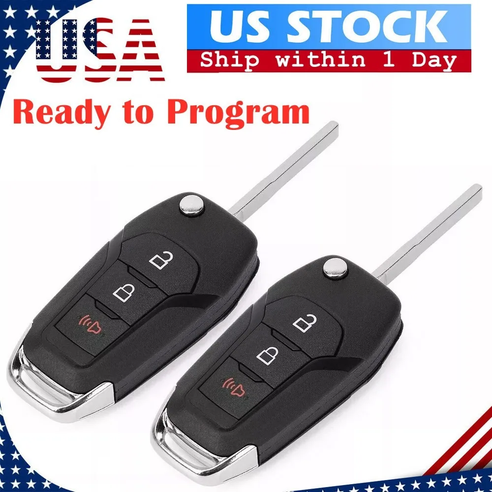 2 For 2015 2016 2017 2018 2019 Ford F150 F250 F350 Keyless Remote Flip Key Fob
2 For 2015 2016 2017 2018 2019 Ford F150 F250 F350 Keyless Remote Flip Key Fob