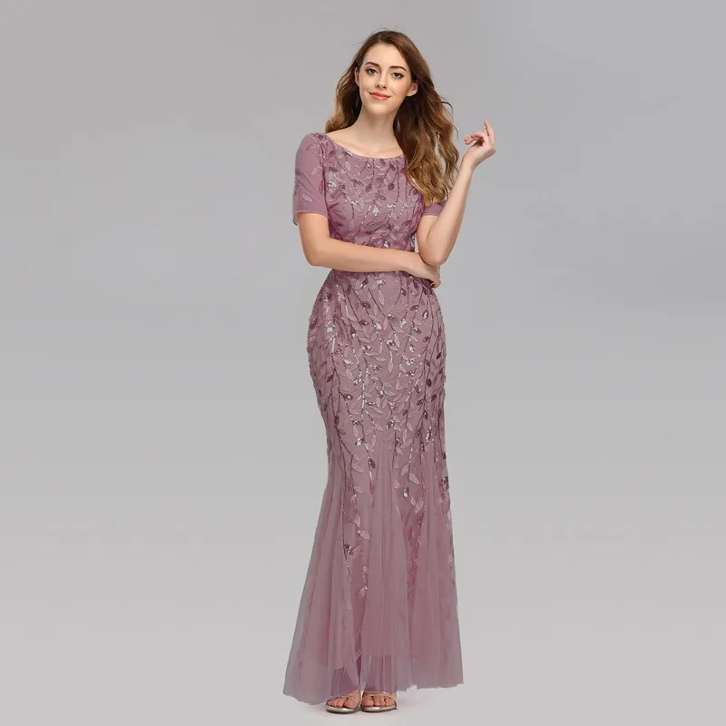 Spring/Summer 2025 Banquet Host European and American Slimming Mesh sequin Evening Dress Elegant Fish Tail Dress Female
Spring/Summer 2025 Banquet Host European and American Slimming Mesh sequin Evening Dress Elegant Fish Tail Dress Female