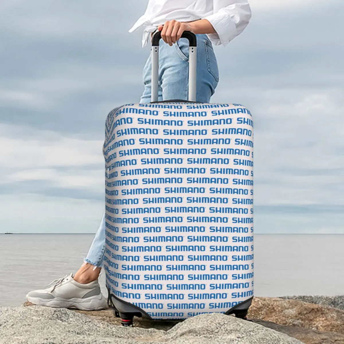 Shimano Fishing Fish Merch Suitcase Cover Protection Elastic Trip Luggage Protector Covers for 18-32 Inch
Shimano Fishing Fish Merch Suitcase Cover Protection Elastic Trip Luggage Protector Covers for 18-32 Inch