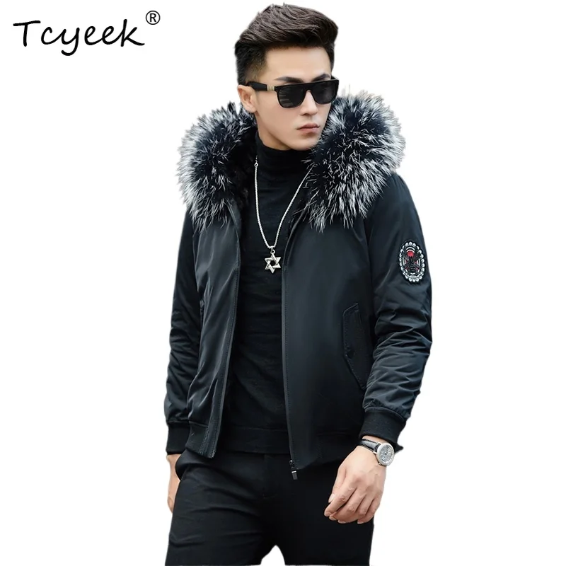 Tcyeek Detachable Mink Fur Inner Liner Autumn Winter High End Trendy Hooded Black Short Men's Parka Kurtka Puchowa Męska
Tcyeek Detachable Mink Fur Inner Liner Autumn Winter High End Trendy Hooded Black Short Men's Parka Kurtka Puchowa Męska