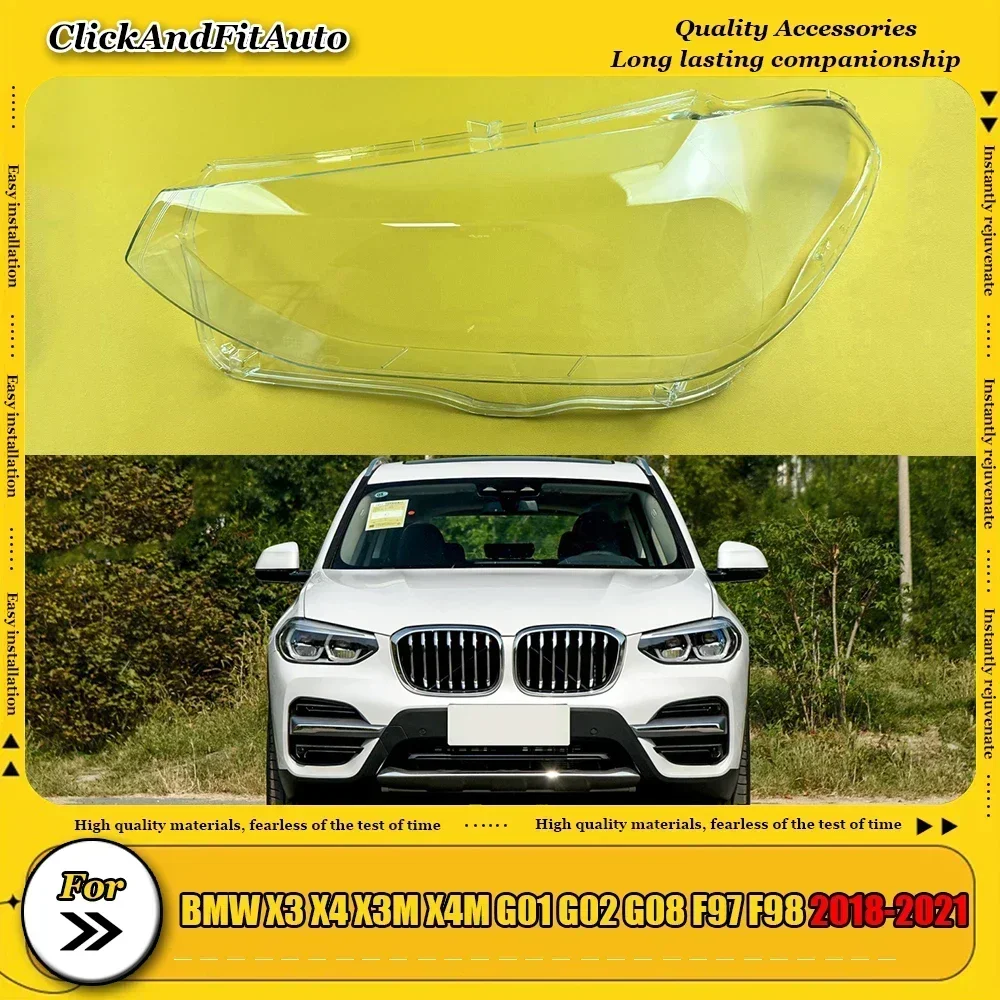 Для BMW X3 X4 X3M X4M G01 G02 G08 F97 F98 2018-2021 крышка передней фары прозрачный абажур лампы корпуса маски плексигласа 
Для BMW X3 X4 X3M X4M G01 G02 G08 F97 F98 2018-2021 крышка передней фары прозрачный абажур лампы корпуса маски плексигласа