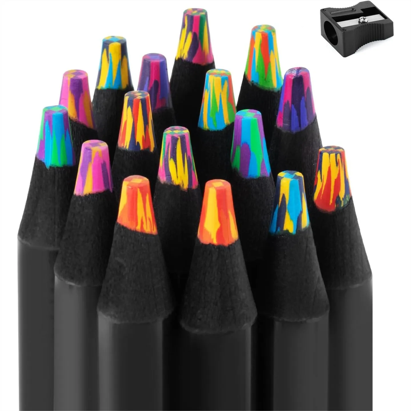 16 Pieces Jumbo Rainbow Colored Pencils with Sharpener, Stocking Stuffers for Kids, Art Supplies for Drawing & Coloring, Birthday Party Favors, Classroom Pencils for Boys & Girls
16 Pieces Jumbo Rainbow Colored Pencils with Sharpener, Stocking Stuffers for Kids, Art Supplies for Drawing & Coloring, Birthday Party Favors, Classroom Pencils for Boys & Girls