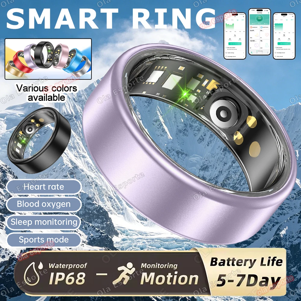 2026 New Various Colors Available Smart Ring, Heart Rate Blood Oxygen Sleep Health Manager,5ATM Waterproof Men Women Smartring
2026 New Various Colors Available Smart Ring, Heart Rate Blood Oxygen Sleep Health Manager,5ATM Waterproof Men Women Smartring