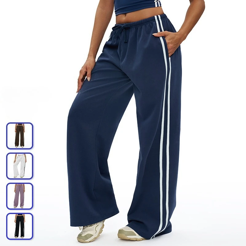 Color blocking versatile Sports pants Loose Women High Waisted Straight Leg Yoga Pants with Pockets Women Outdoor Casual Pants
Color blocking versatile Sports pants Loose Women High Waisted Straight Leg Yoga Pants with Pockets Women Outdoor Casual Pants