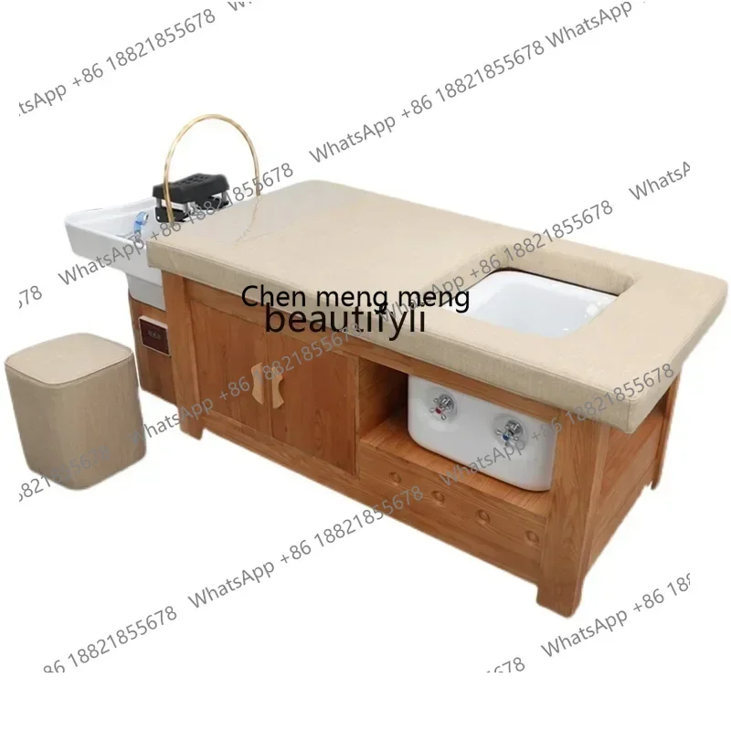 xz1Barber Shop Head Therapy Shampoo Chair Constant Temperature Water Circulation Chinese Medicine Steaming Bed Foot Massage
xz1Barber Shop Head Therapy Shampoo Chair Constant Temperature Water Circulation Chinese Medicine Steaming Bed Foot Massage