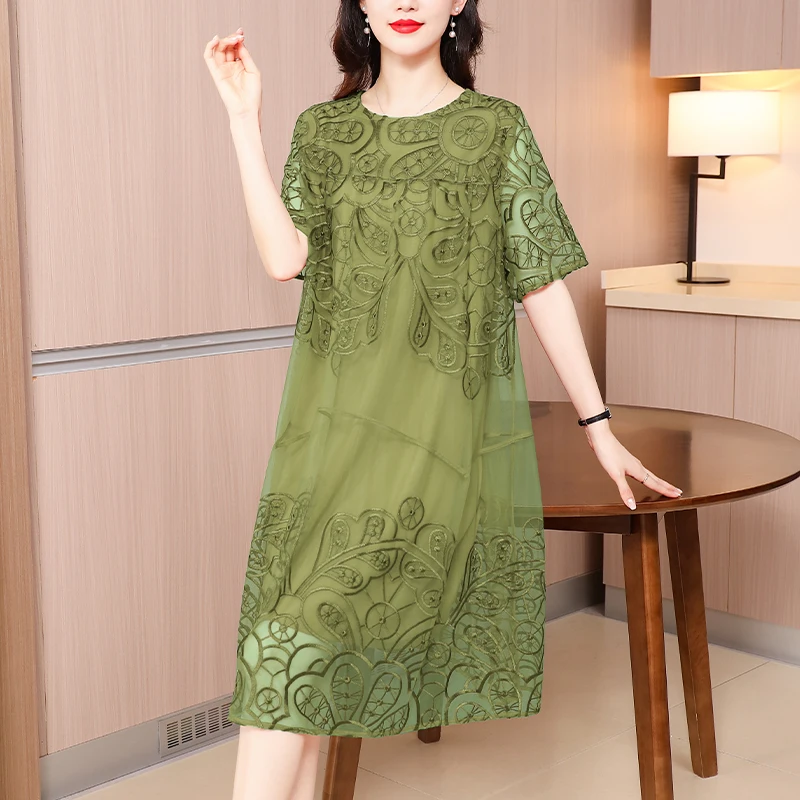 2023 Summer Beach Dress Short Sleeve Fashion O-Neck Chiffon Printed Bohemian Long Dress Elegant Female Vestidos
2023 Summer Beach Dress Short Sleeve Fashion O-Neck Chiffon Printed Bohemian Long Dress Elegant Female Vestidos