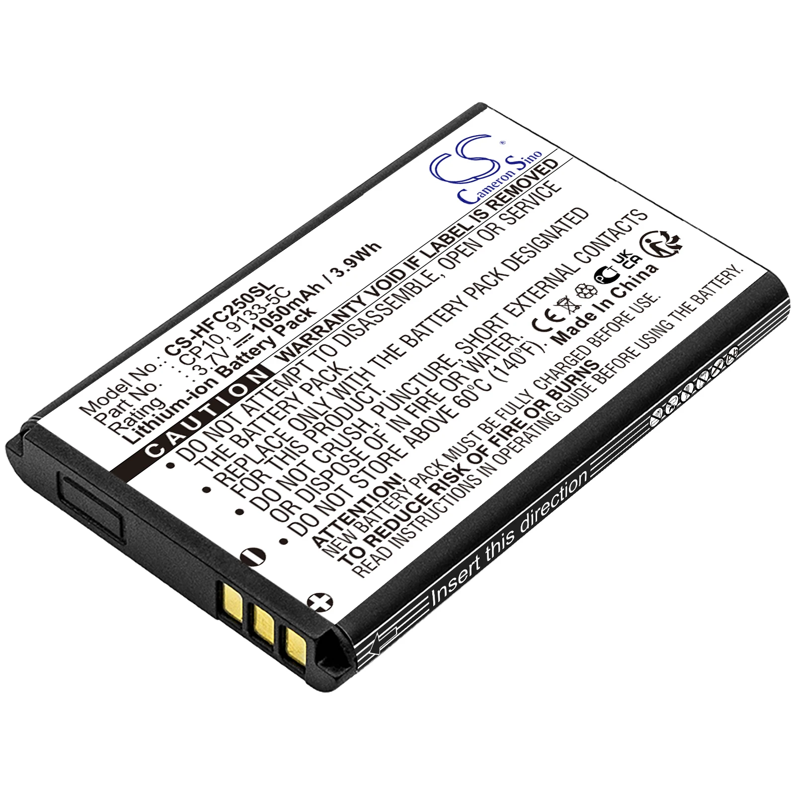 Li-ion Mobile, SmartPhone Battery for Emporia, 3.7V, 1050mAh, Compatible Models: Powertel M4000, PowerTel M5000
Li-ion Mobile, SmartPhone Battery for Emporia, 3.7V, 1050mAh, Compatible Models: Powertel M4000, PowerTel M5000