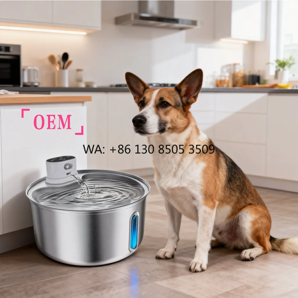 Wireless Automatic Smart Pet Water Fountain Stainless Steel Portable Design Ultra Quiet Operation Clean Dirty Water Separation
Wireless Automatic Smart Pet Water Fountain Stainless Steel Portable Design Ultra Quiet Operation Clean Dirty Water Separation