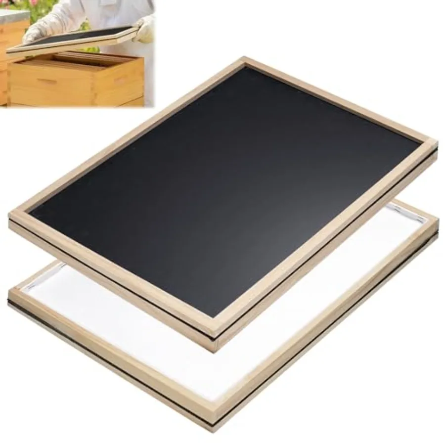 2 Pack Universal Solar Fume Board for Bees 10-Frame and 8-Frame Fume Board for Beekeeping Supplies Bee Hive Tool Honey Harvesti
2 Pack Universal Solar Fume Board for Bees 10-Frame and 8-Frame Fume Board for Beekeeping Supplies Bee Hive Tool Honey Harvesti